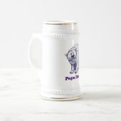 Chope À Bière Ours blanc Stein d'ours de papa (Devant gauche)