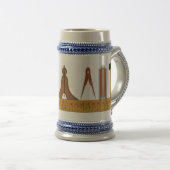 Chope À Bière Outils de travail (Devant droit)