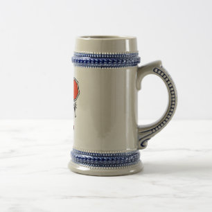 Chope À Bière Ouvrier du bâtiment masculin