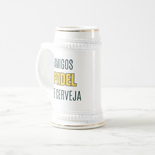 Chope À Bière Padel e Amigos (Devant gauche)