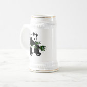Chope À Bière Panda géant mange du bambou (Devant gauche)