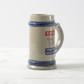Chope À Bière Panneau d'avertissement de feux d'artifice (Devant droit)