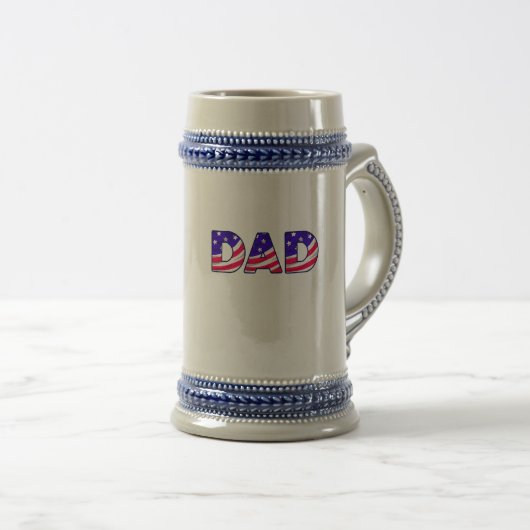 Chope À Bière Papa américain (Devant droit)