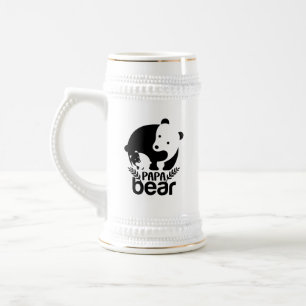 Chope À Bière Papa chéri amusant art de mots