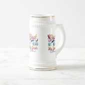 Chope À Bière Papa : Mon héros, mon guide - Stein 22 oz (Devant droit)