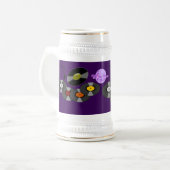 Chope À Bière Papa Rocks MoonDreams Retro Records Bière Stein (Devant gauche)