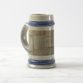 Chope À Bière Papier artisanal texturé plat (Devant gauche)