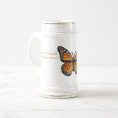 Chope À Bière Papillon monarque Stein (Devant gauche)