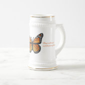 Chope À Bière Papillon monarque Stein (Devant droit)
