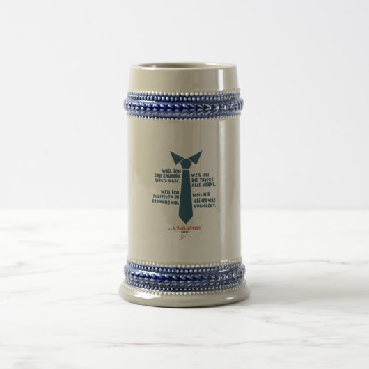 Chope À Bière Parce que j'ai un gilet propre (Centre)