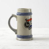 Chope À Bière Pare-chocs-Autocollant-Avec-Joueurs Stein (Gauche)