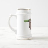 Chope À Bière Paresse souriante mignon sur dessin animé en bambo (Gauche)