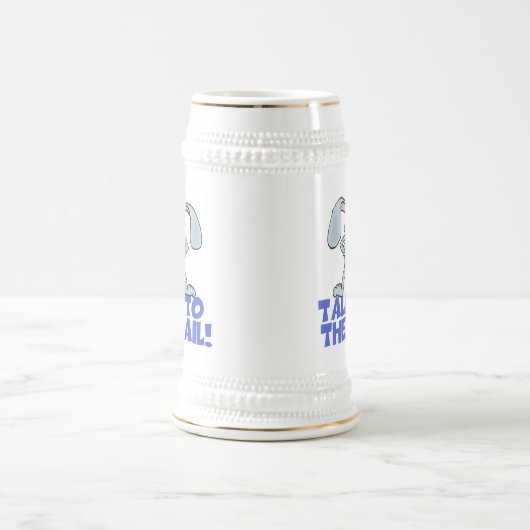 Chope À Bière Parlez au lapin lapin de queue (Centre)