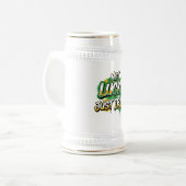 Chope À Bière Pas de chance Juste Irish St. Patrick's Day (Devant gauche)