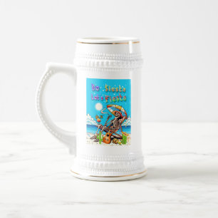 Chope À Bière Pas de sieste Fiesta