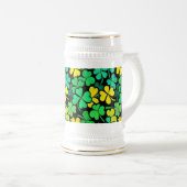 Chope À Bière Pattern St. Patrick's Day Clovers (Devant droit)