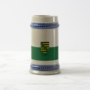 Chope À Bière Pavillon Fahne Allemagne Saxe Sachsen