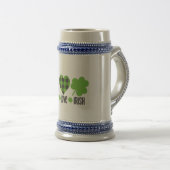 Chope À Bière Peace Love Irish-60682 (Devant droit)