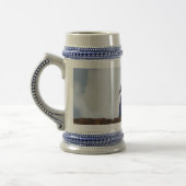Chope À Bière Peacock Grey /Blue 22 oz Stein (Gauche)