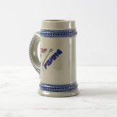 Chope À Bière Pêche Amusante Accrochée À La Pêche (Devant gauche)