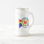 Chope À Bière "Pédé je tiens" le stein (Devant droit)