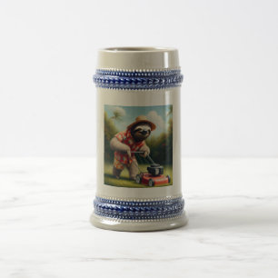 Chope À Bière Pelouse de sciage