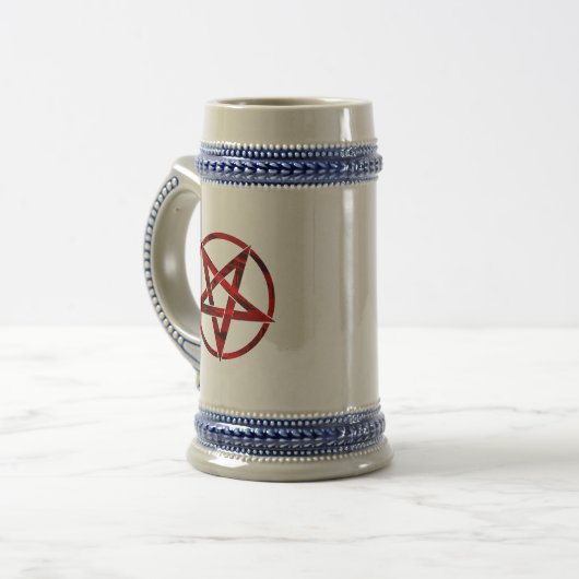 Chope À Bière Pentagram Red Devil (Devant gauche)