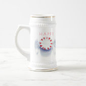 Chope À Bière PEPPERMINT CANDY "HAPPY MERRY JOLLY" Stein (Gauche)