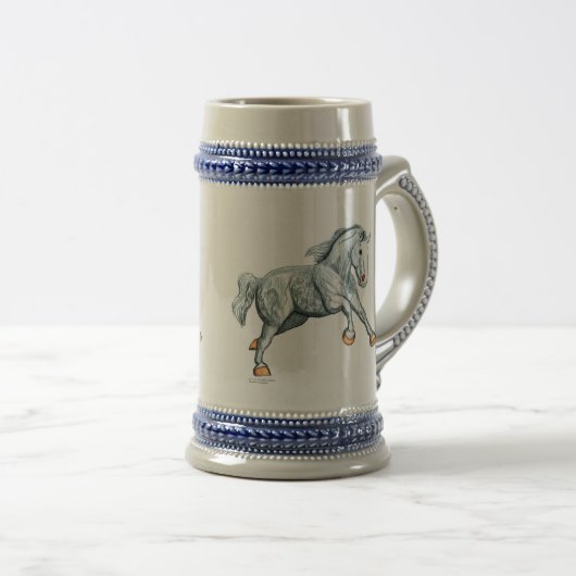 Chope À Bière Percherons (Devant droit)