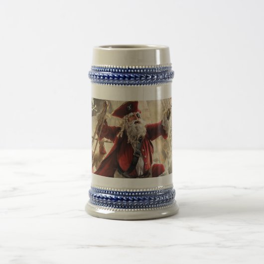 Chope À Bière Père Noël Est Un Pirate (Centre)