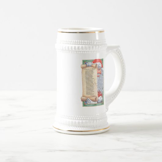 Chope À Bière Père Noël Stein (Devant droit)