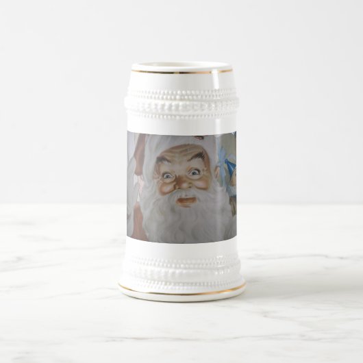Chope À Bière Père Noël vintage (Centre)