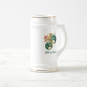 Chope À Bière Personalized Celtic Lanterns Irish Beer Stein (Devant droit)