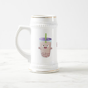 Chope À Bière Personnage de dessin animé bubble tea boba mignon