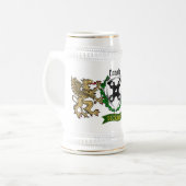Chope À Bière Personnalisé Conolly/O'Conolly Irish Shield (Devant gauche)