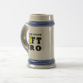 Chope À Bière PERSONNALISÉ Funny Irish Ceramic Beer Stein (Devant gauche)