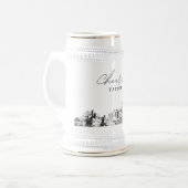 Chope À Bière Personnalisé St Paul Cadeau Skyline Bière Stein (Devant gauche)