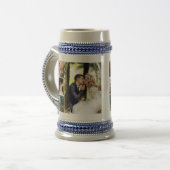 Chope À Bière Personnaliser 4 Collage Photo Personnalisé (Devant gauche)