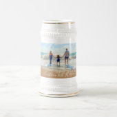 Chope À Bière Personnaliser votre photo Bière Stein avec texte (Centre)