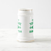 Chope À Bière Personnalisez l'équipe potable irlandaise MVP (Centre)