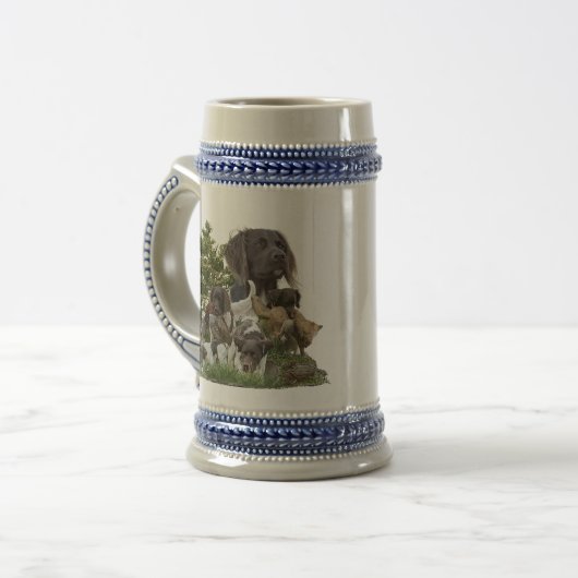 Chope À Bière Petit Munsterlander (Devant gauche)