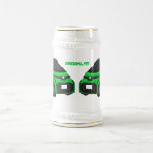 Chope À Bière Petite voiture verte de taille micro (Centre)