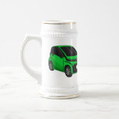 Chope À Bière Petite voiture verte de taille micro (Gauche)