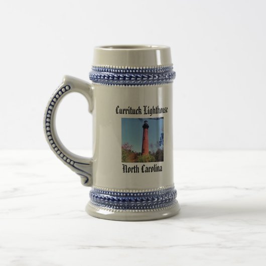 Chope À Bière Phare de Currituck (Gauche)