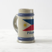Chope À Bière Philippines diminuent avec le nom dans le (Devant gauche)