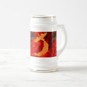 Chope À Bière Phoenix et feu (Devant droit)