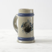 Chope À Bière Photo Mariage cadeau d'anniversaire - Moderne tend (Devant gauche)