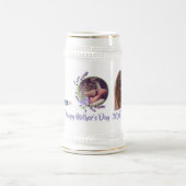 Chope À Bière Photo personnalisable Fête des Mères Stein (Centre)