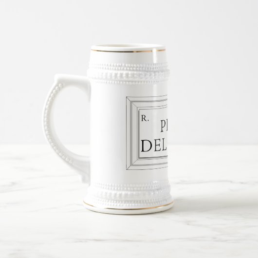 Chope À Bière Piazza del Popolo, plaque de rue de Rome (Gauche)