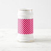Chope À Bière Pink Combination Classic Checkerboard par STaylor (Centre)